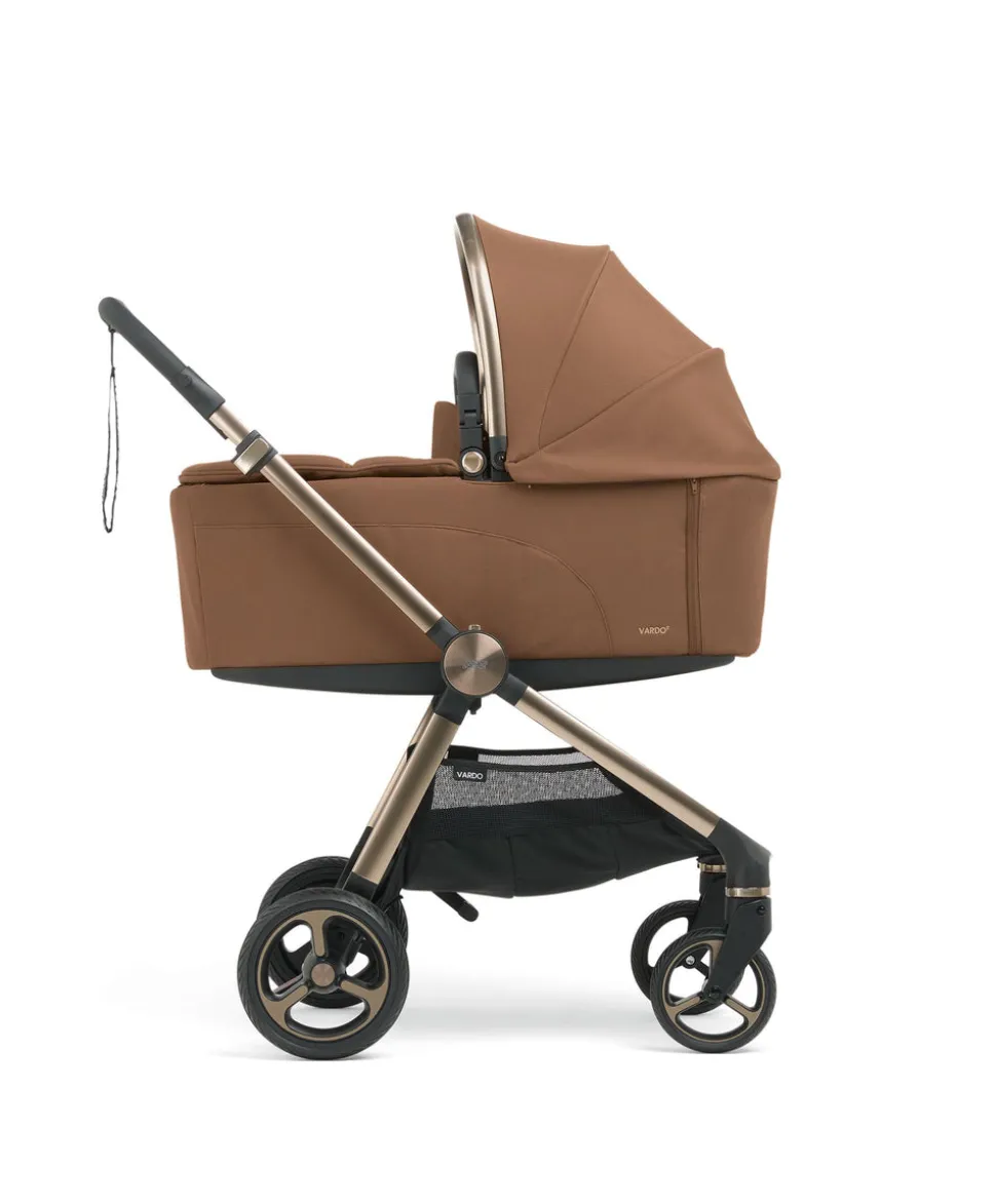 Vardo Pushchair Baby to Toddler Travel Bundle with Maxi-Cosi Pebble 360 Pro2 & Pearl 360 Pro (10 Pieces) - Nutmeg