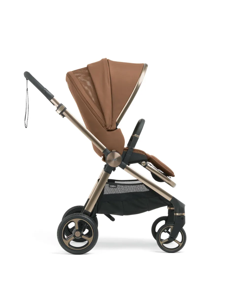 Vardo Pushchair Baby to Toddler Travel Bundle with Maxi-Cosi Pebble 360 Pro2 & Pearl 360 Pro (10 Pieces) - Nutmeg