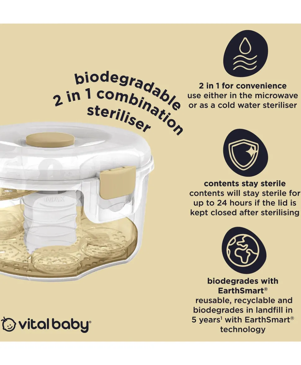 Vital Baby Nurture 2 in 1 combination steriliser