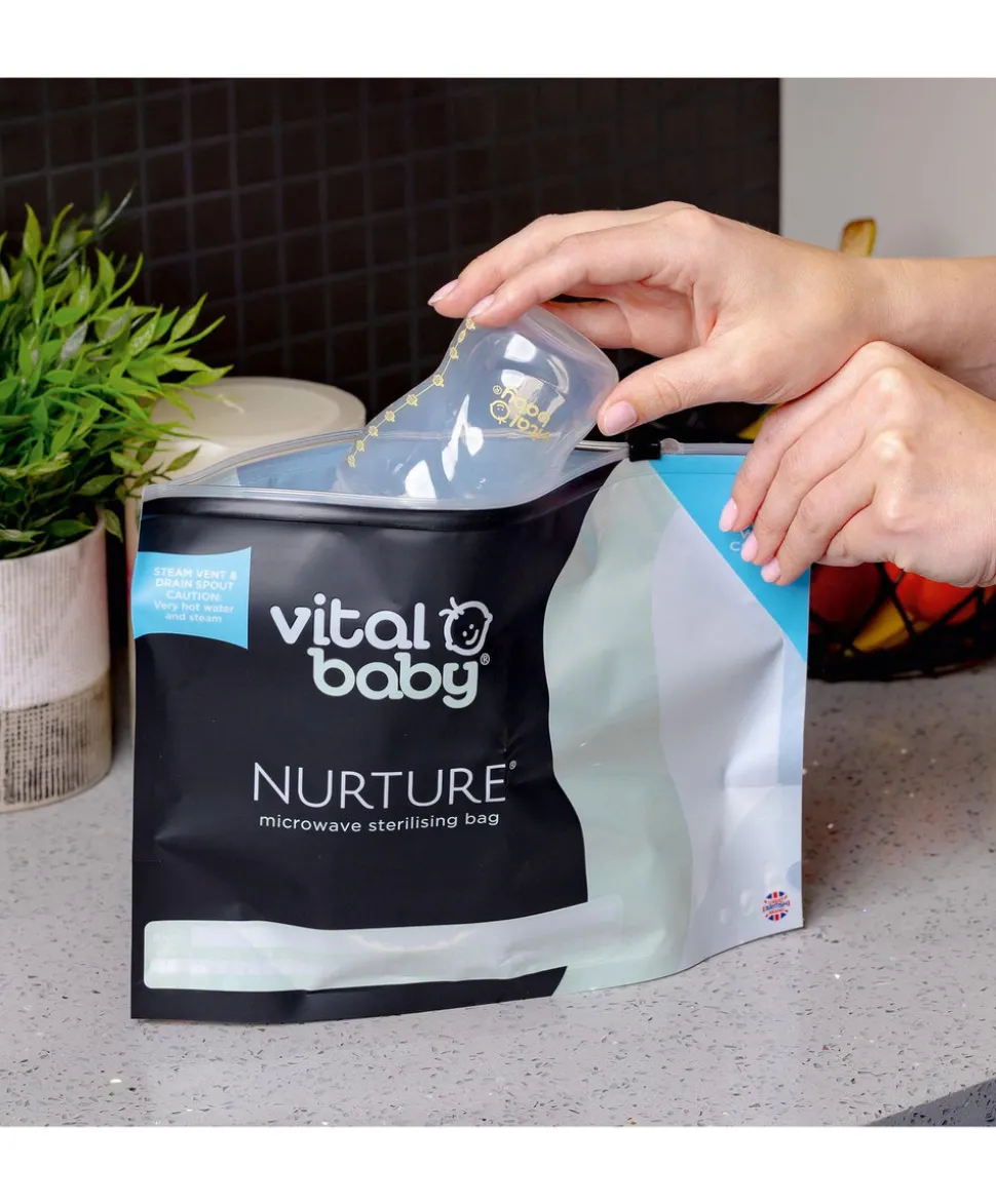Vital Baby Nurture microwave sterilising bags (Pack of 5)