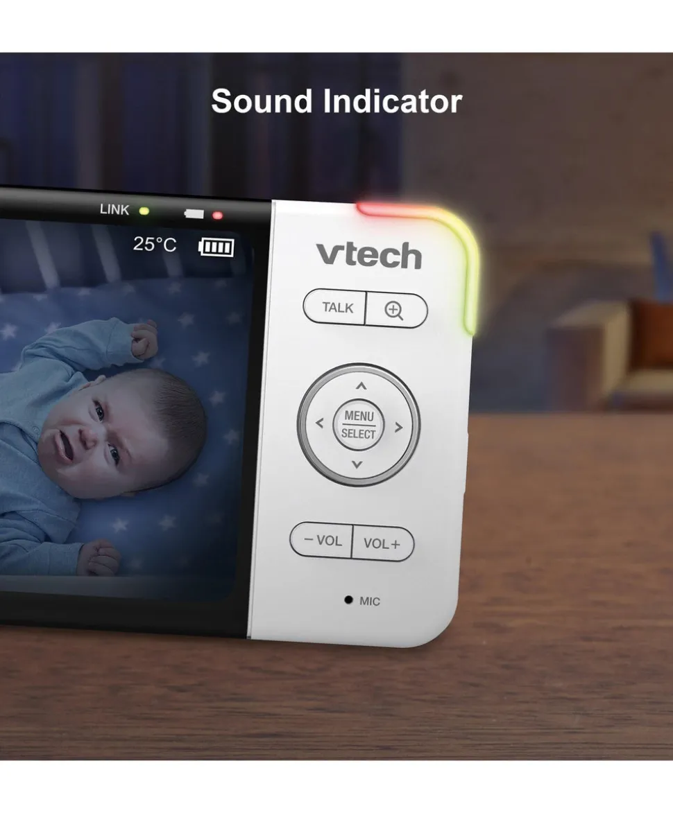 VTech RM5755HD 5 Smart Baby Monitor & Camera Floorstand - White