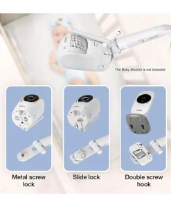 VTech RM5766HD Smart Video Baby Monitor & Camera Floorstand - White