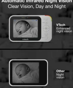 VTech RM4761 5inch Smart Wi-Fi 1080p Pan & Tilt Monitor - White