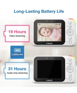 VTech VM4252 3.5 Inch Video Monitor - White