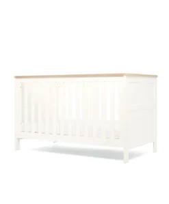 Wedmore 3 Piece Cotbed Range with Dresser Changer & Wardrobe - White/Oak