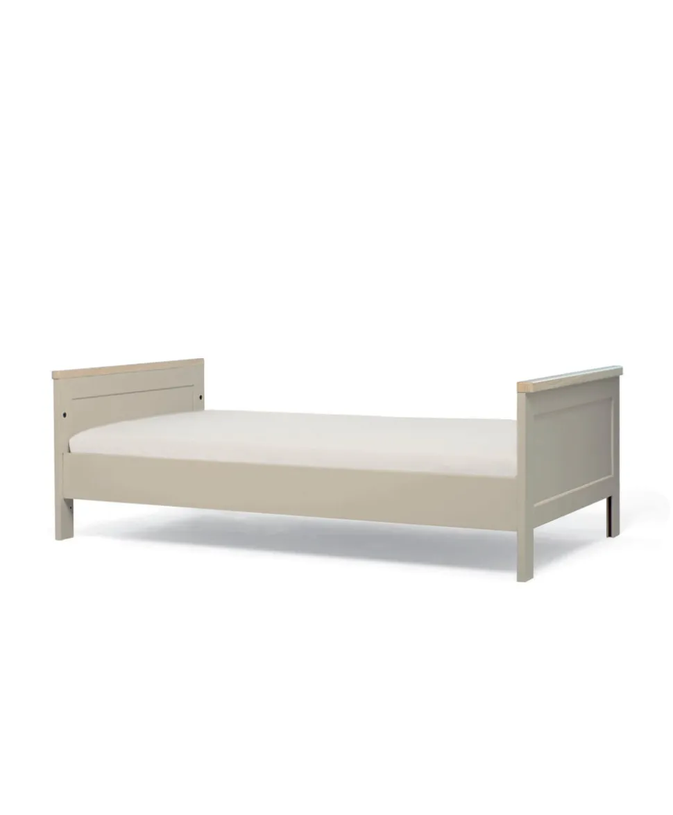 Wedmore 3 Piece Cotbed Range With Premium Dual Core Mattress - Cashmere/Oak