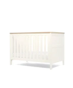 Wedmore 3 Piece Small Cotbed Range with Premium Dual Core Mattress - White/Oak