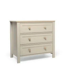 Wedmore 3 Piece Small Cotbed Range With Dresser Changer & Wardrobe - Cashmere/Oak