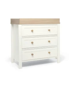 Wedmore 3 Piece Small Cotbed Range with Dresser Changer & Wardrobe - White/Oak