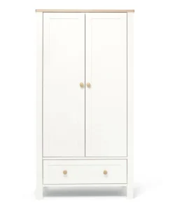 Wedmore 3 Piece Small Cotbed Range with Dresser Changer & Wardrobe - White/Oak