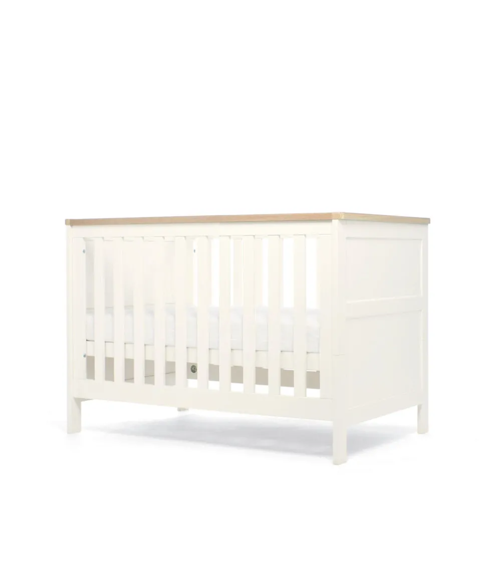 Wedmore 2 Piece Small Cotbed Set with Dresser Changer - White/Oak