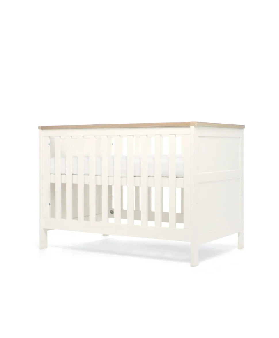 Wedmore 2 Piece Small Cotbed Set with Dresser Changer - White/Oak