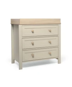 Wedmore Small Cotbed Set With Dresser Changer - Cashmere/Oak