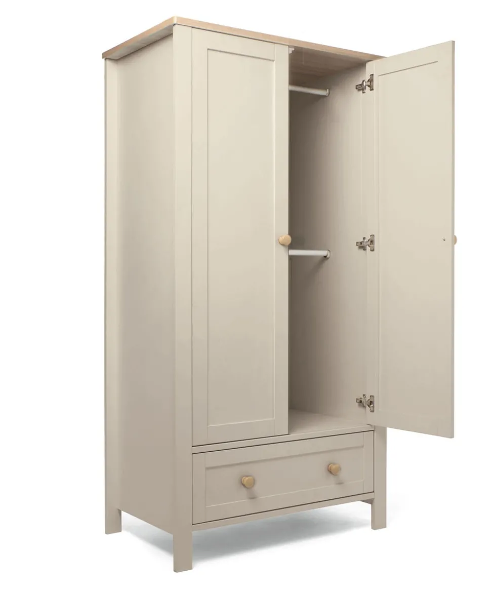 Wedmore Wardrobe - Cashmere/Oak
