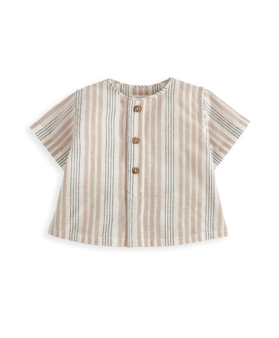 Woven Top & Shorts Outfit Set