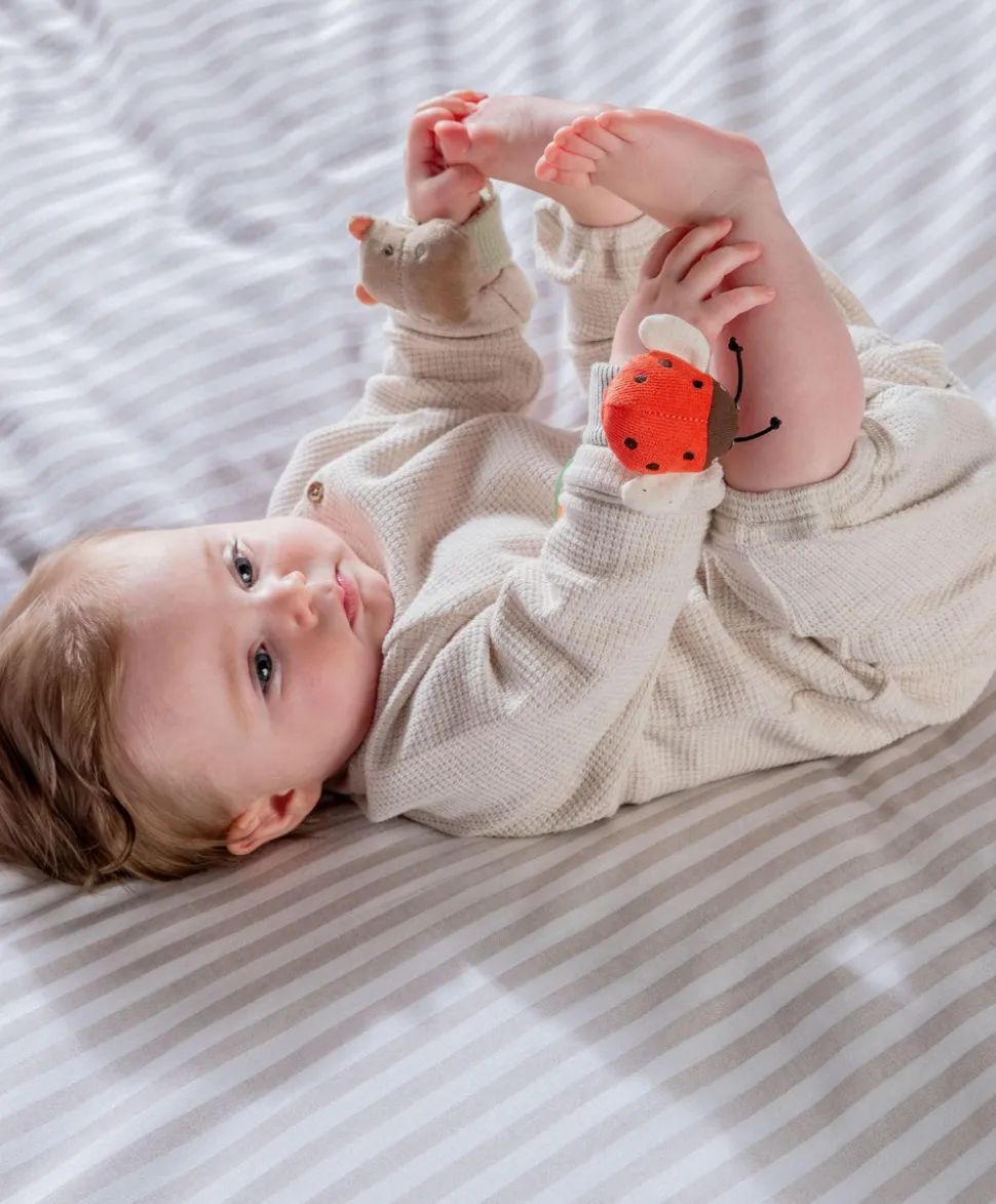 Wrist Rattles - Hippo/Ladybird (2 Pack)